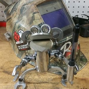 Monkey made out of wrenches and tools